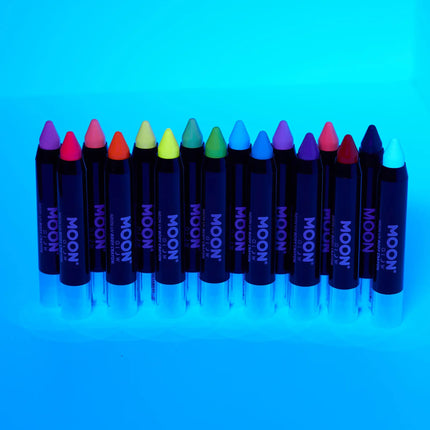 Moon Glow Intense Neon UV Body Crayons White 3.2g