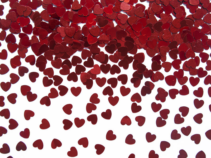 Confetti Hearts Rouge 5mm