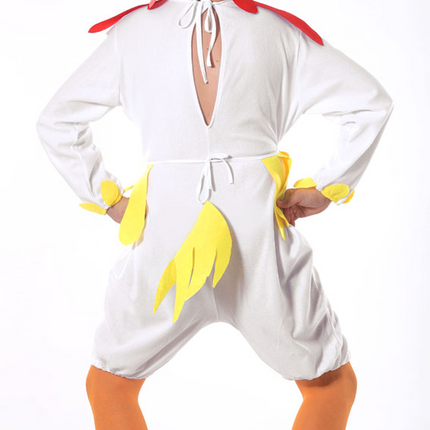 Costume de poulet blanc