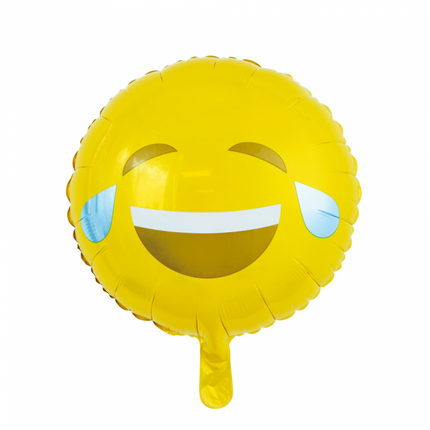 Ballon à l'hélium Emoji Smile 45cm vide