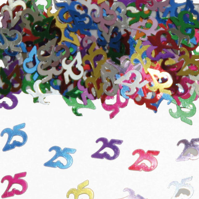 Confetti de table 25 ans 1cm 600pcs