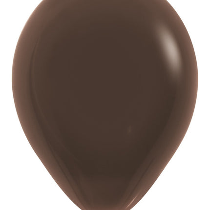 Ballons de baudruche marron chocolaté 30cm 50pcs