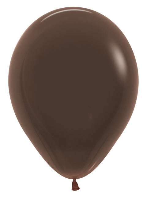 Ballons de baudruche Chocolat brun 30cm 50pcs