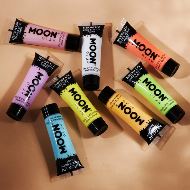 Moon Glow Pastel Neon UV Face Paint Jaune Pastel 12ml