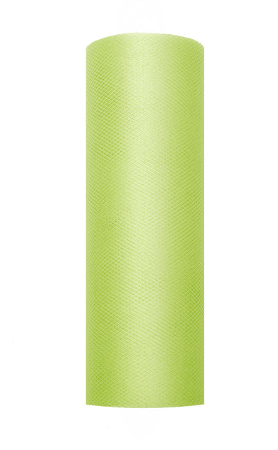 Rouleau de tulle vert lime 15cm 9m