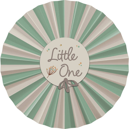 Eventails de naissance en papier Little One 3pcs