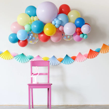 Ballons de baudruche couleur pastel 33cm 50pcs