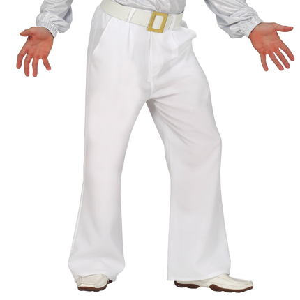 Pantalon Disco Blanc