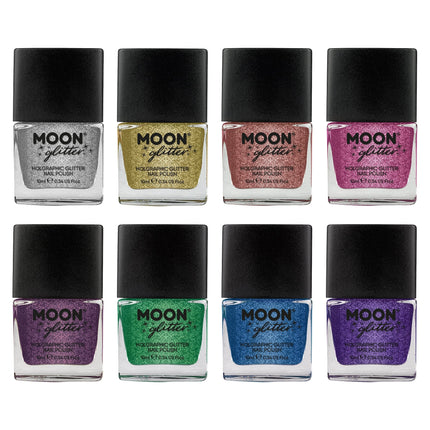 Vernis à ongles holographique Moon Glitter Rose Gold 14ml