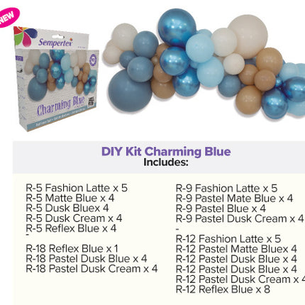 Kit de ballons DIY Charming Blue