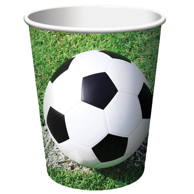 Gobelets de football 256ml 8pcs