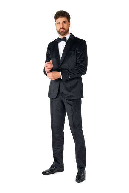 Velours noir Tuxedo Hommes OppoSuits