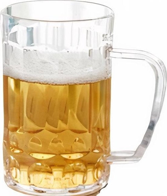 Stein à bière en plastique 500ml