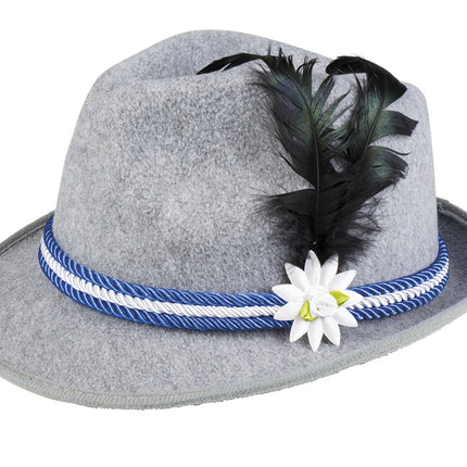 Chapeau Oktoberfest Tiroler Gris