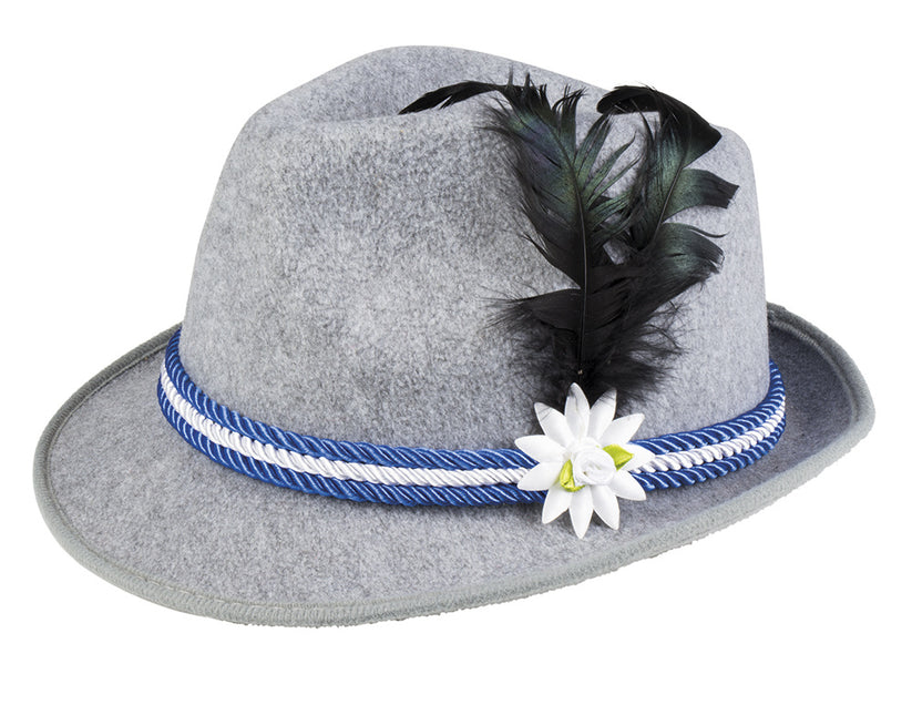 Chapeau Oktoberfest Tiroler Gris