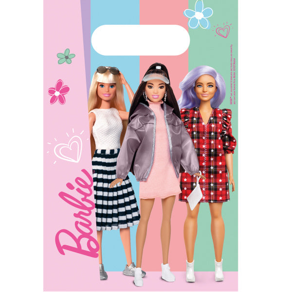 Sacs de partage Barbie 23.6cm 8pcs