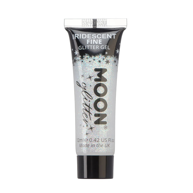 Moon Glitter Gel de paillettes fines irisées blanc 12ml