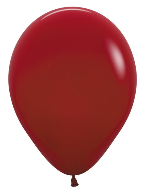 Ballons rouge impérial 30cm 12pcs