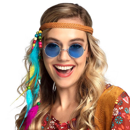 Lunettes Hippie Bleues