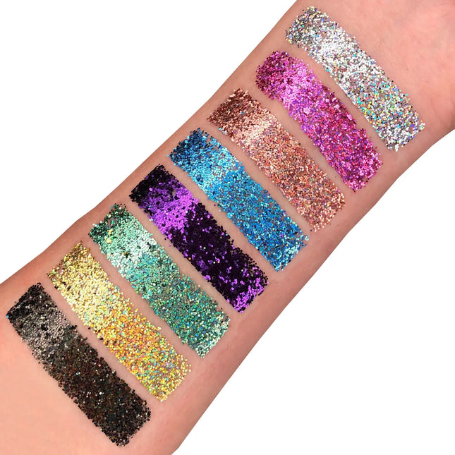 Moon Glitter Gel holographique à paillettes fines or 12ml