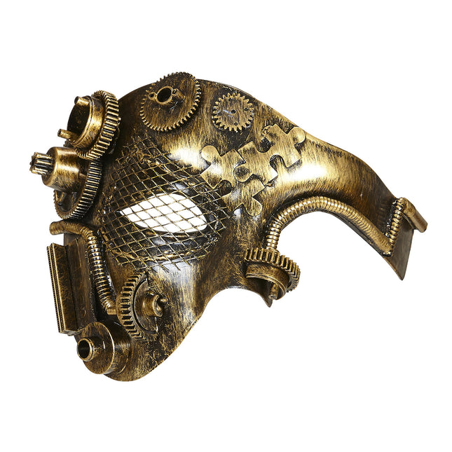 Masque Steampunk Cuivre