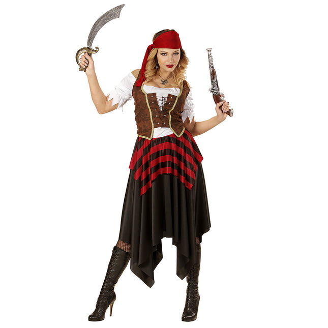 Robe Pirate Rouge Dames