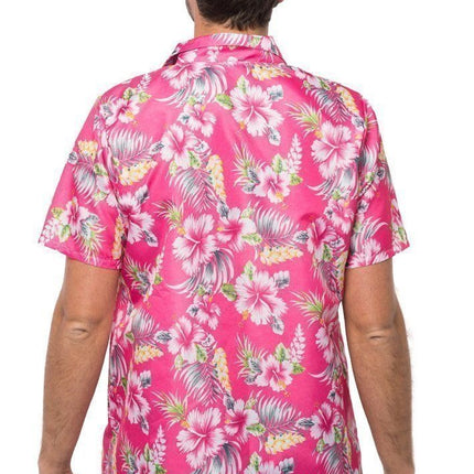 Chemise hawaïenne rose