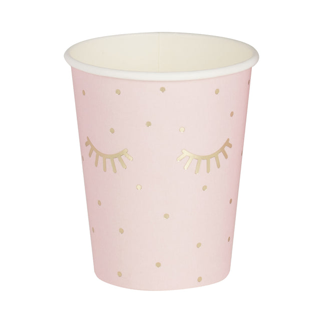 Pink Cups Lashes 250ml 8pcs