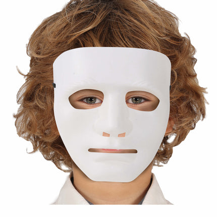 Masque blanc enfant