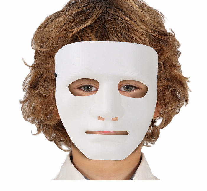 Masque blanc enfant