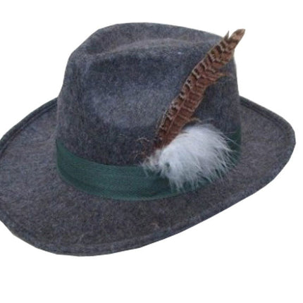 Chapeau Oktoberfest Tiroler Bavaria Gris