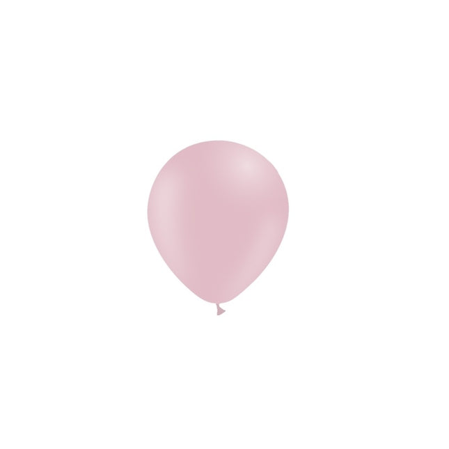 Ballons de baudruche rose pâle Pastel 14cm 100pcs