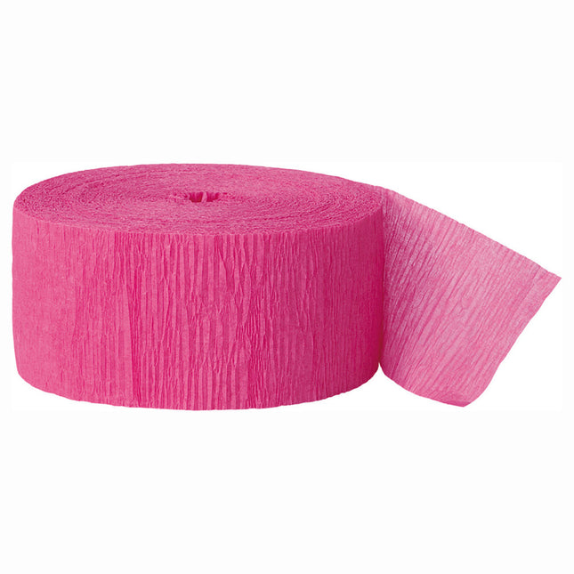 Guirlande en crêpe Fuchsia 24m