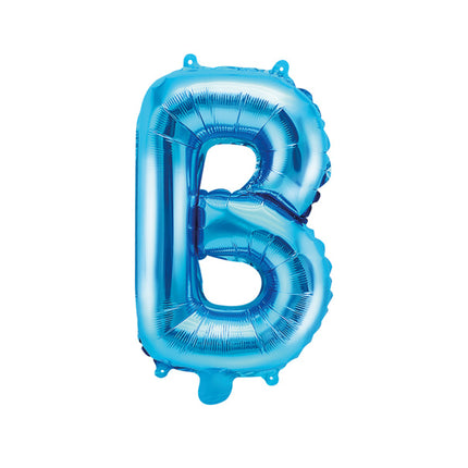 Ballon de baudruche Lettre B Bleu Vide 35cm