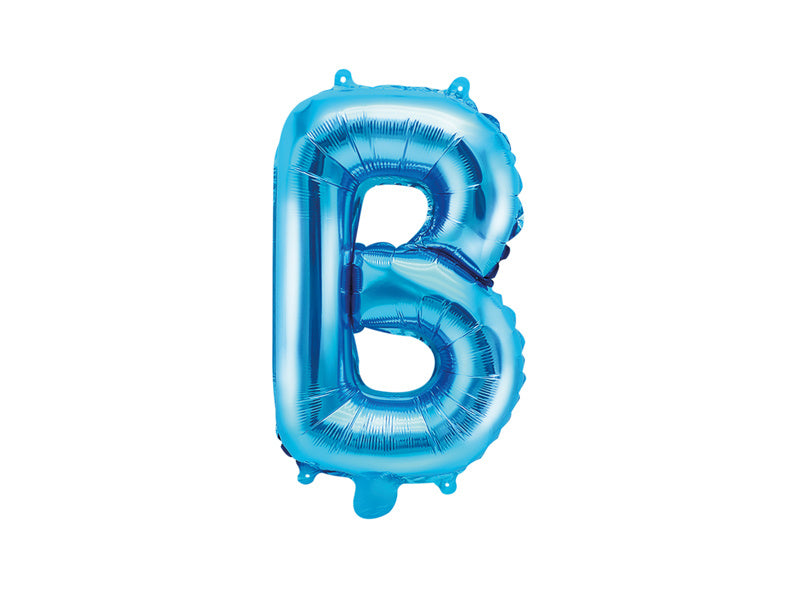 Ballon de baudruche Lettre B Bleu Vide 35cm