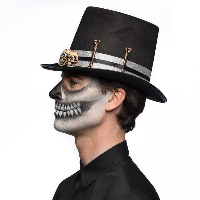 Chapeau d'Halloween Maître des crânes