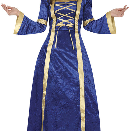 Costume Jonkvrouw Bleu Dames