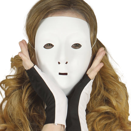 Masque d'Halloween blanc