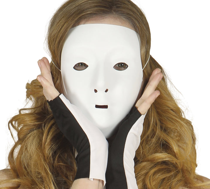 Masque d'Halloween blanc