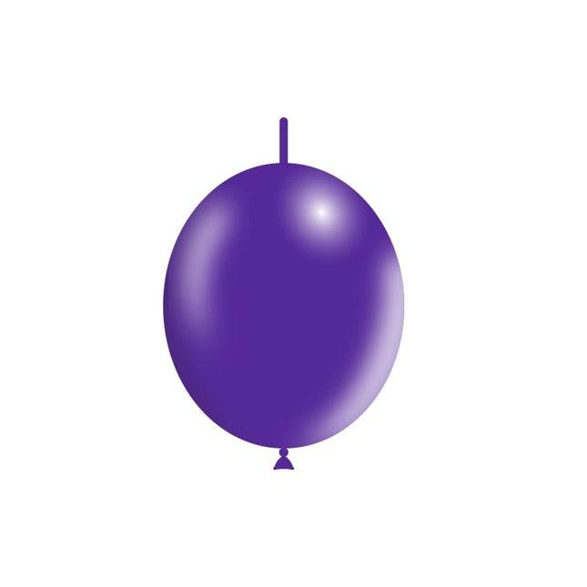 Ballons de baudruche violets 30cm 50pcs