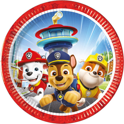 Paw Patrol Assiettes Rescue Heroes 20cm 8pcs