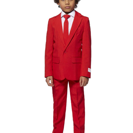 Garçon au costume rouge <tc>OppoSuits</tc>