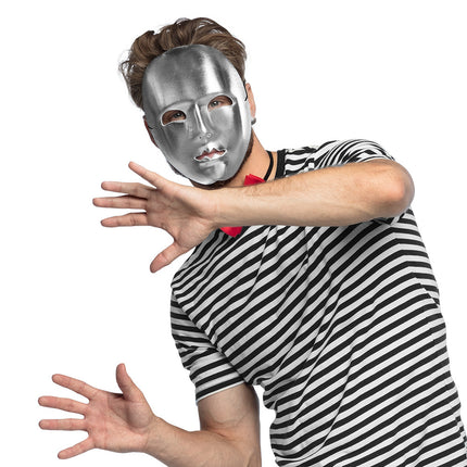 Mime à masque d'argent