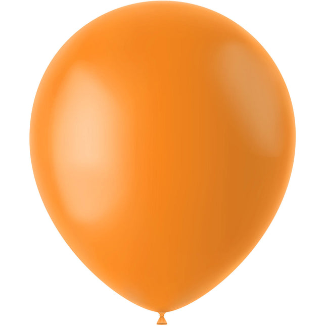 Ballons de baudruche orange mandarine 33cm 100pcs