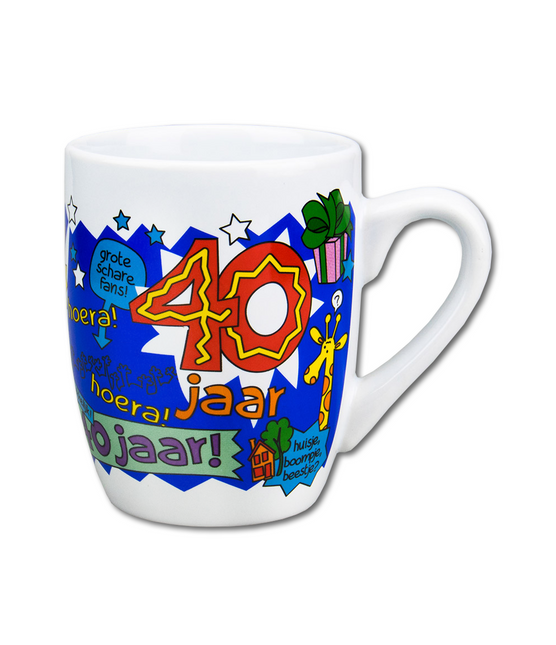 Mug 40 Years Man 12cm