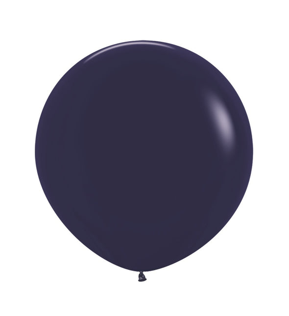 Ballons de baudruche bleu marine 61cm 10pcs