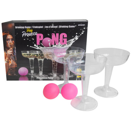 Jeu à boire Prosecco Pong 15 pièces