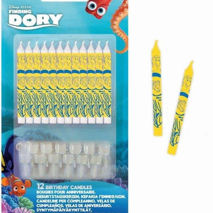 Bougies Finding Dory 9cm 12pcs