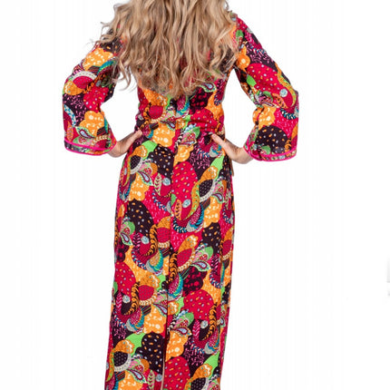 Robe hippie longue colorée