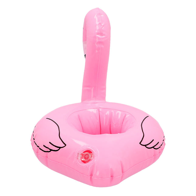 Flamingo Cup Holder Gonflable 18cm